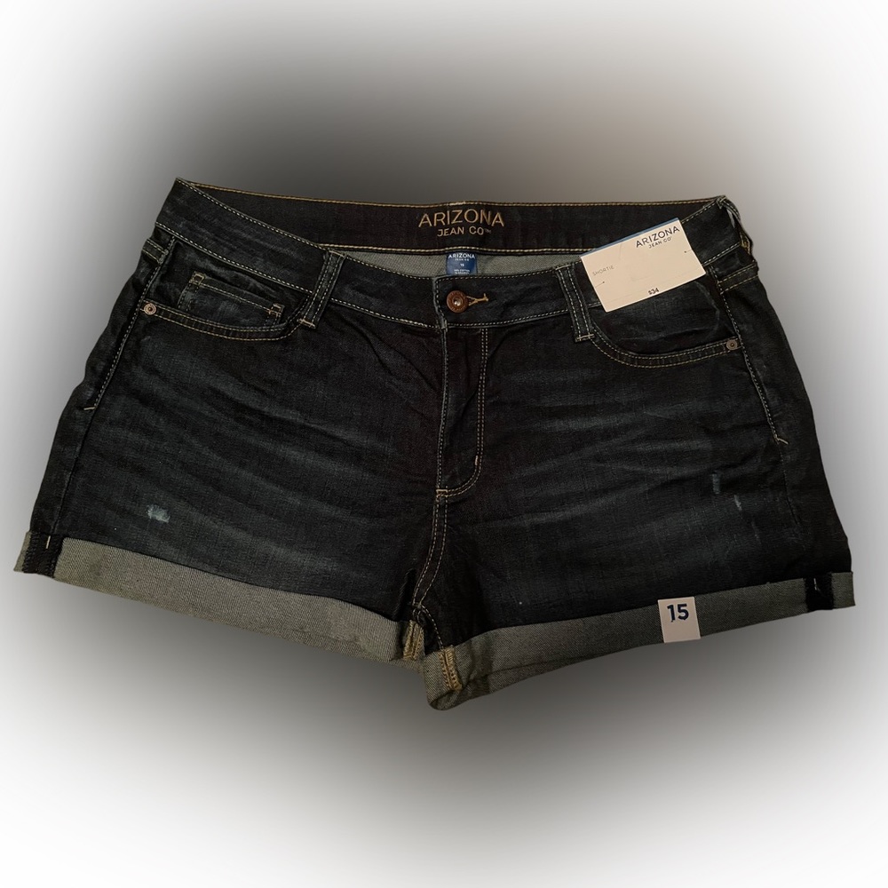 Arizona denim short, size 15, NWT